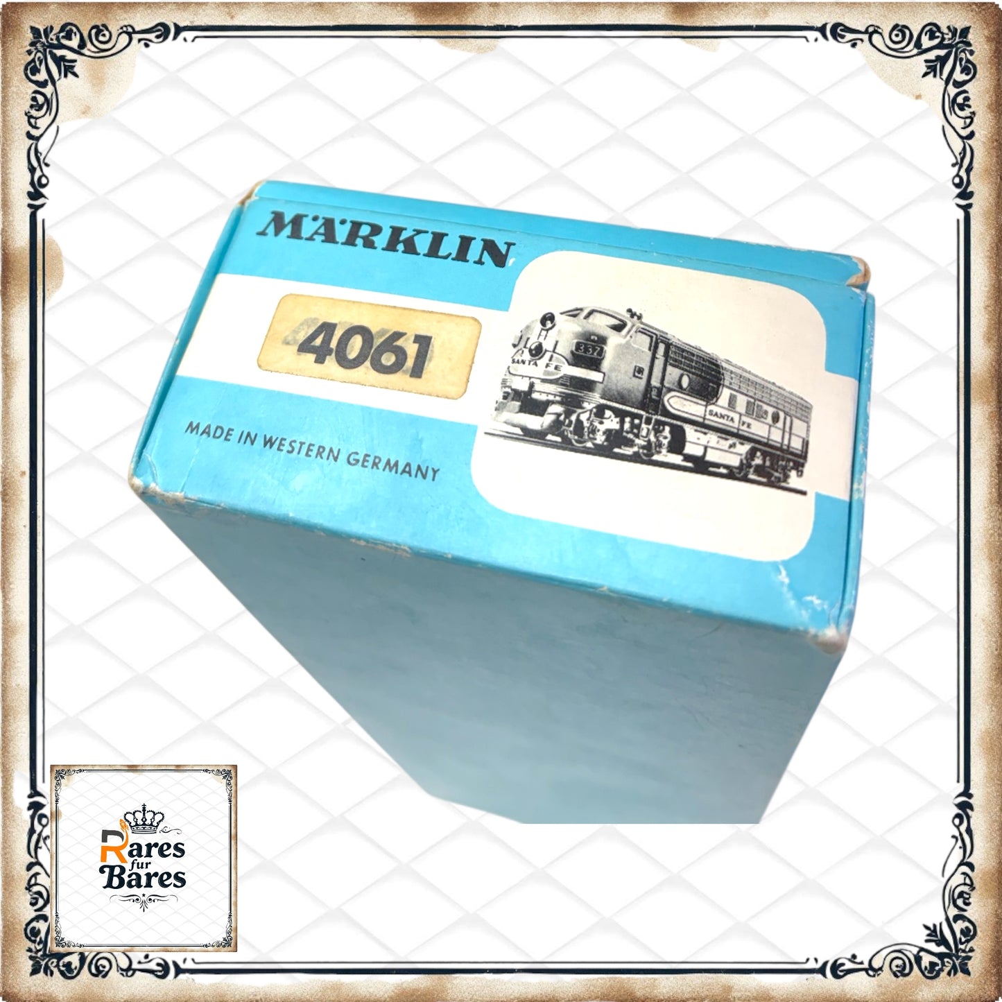 Seitenansicht Märklin 4061 H0 Lokomotive Western Germany Sammlerobjekt