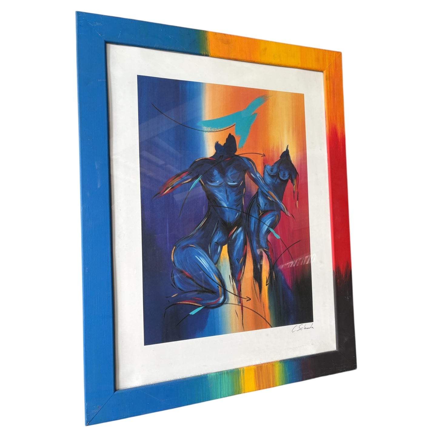 Signierte Kunstbilder von C. Schenk – Exklusives 4er-Set hochwertiger Kunstdrucke (53x63cm & 73x93cm)