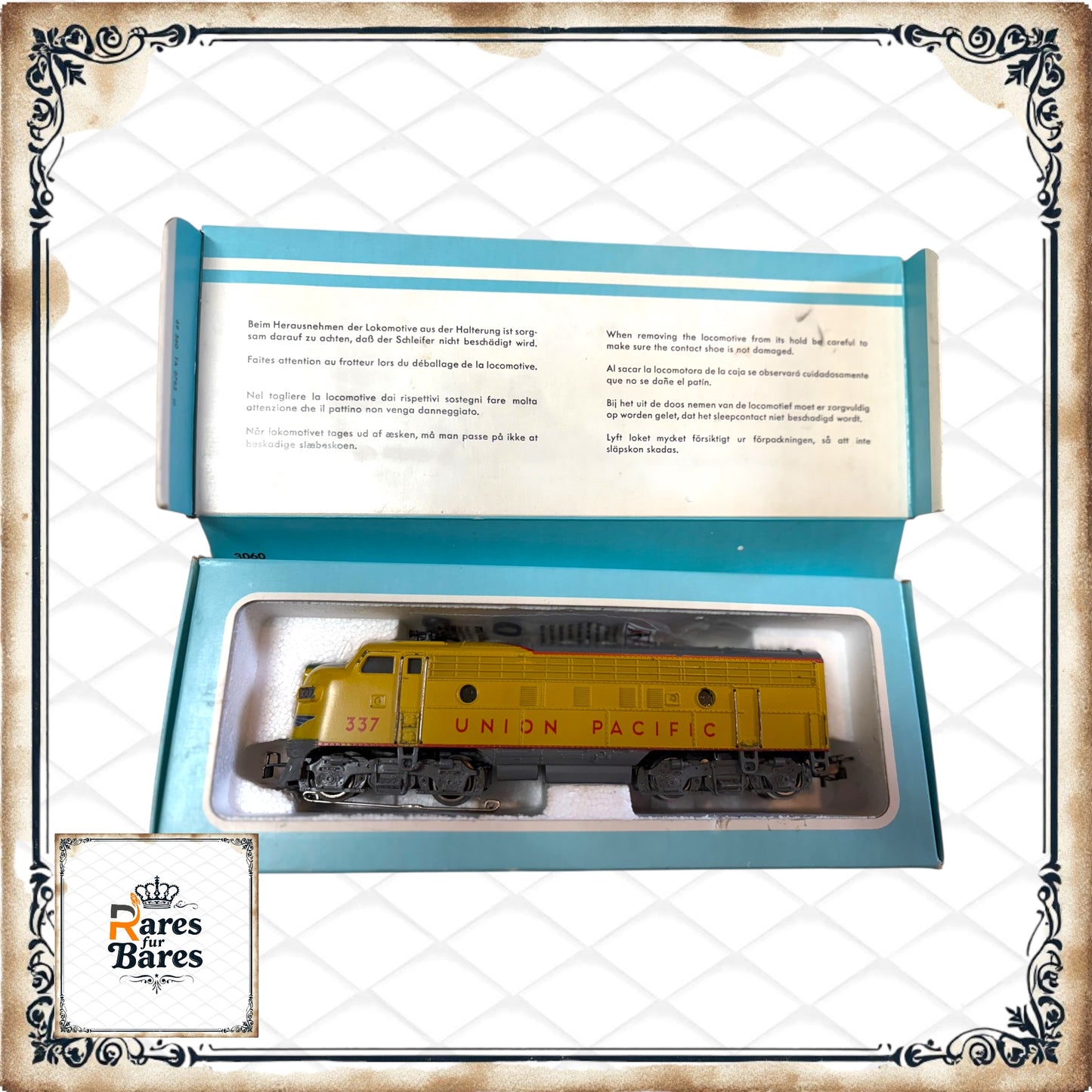 Märklin 3061 American Diesel Lokomotive H0 Santa Fe Western Germany Originalverpackung