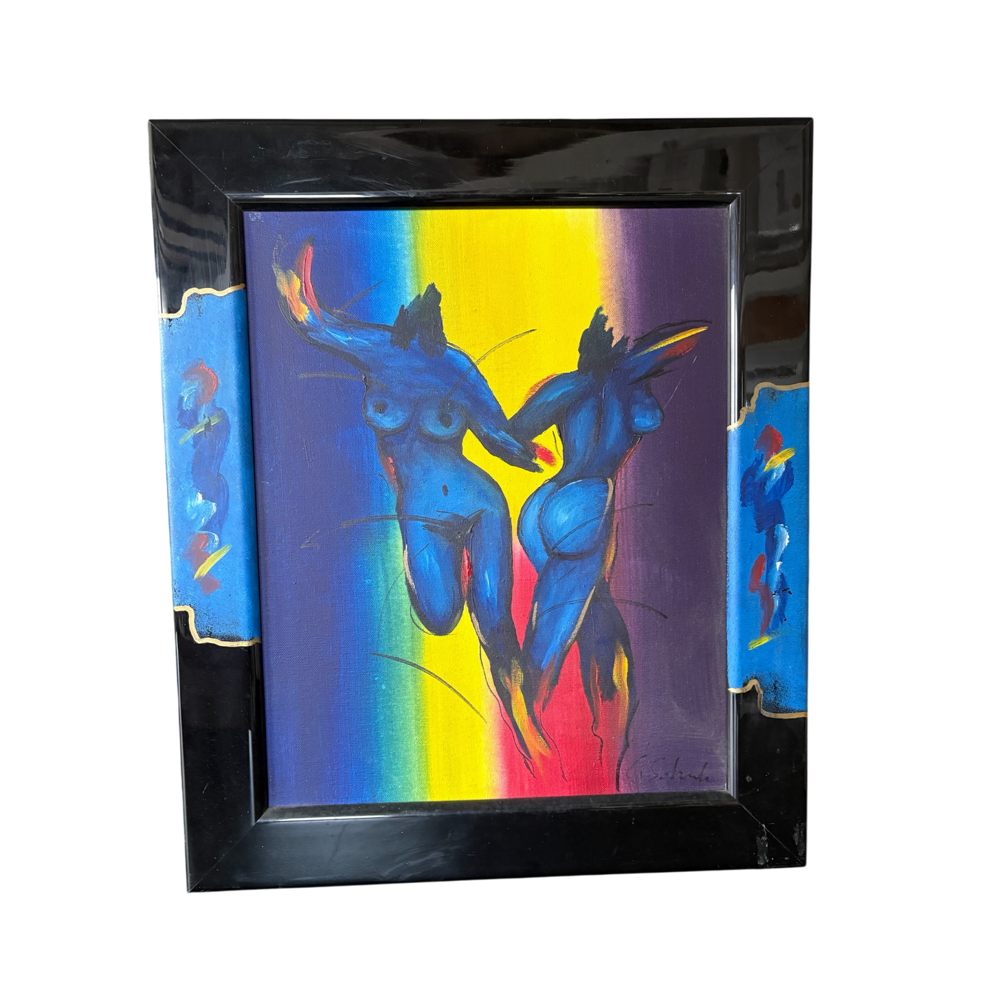 Signierte Kunstbilder von C. Schenk – Exklusives 4er-Set hochwertiger Kunstdrucke (53x63cm & 73x93cm)