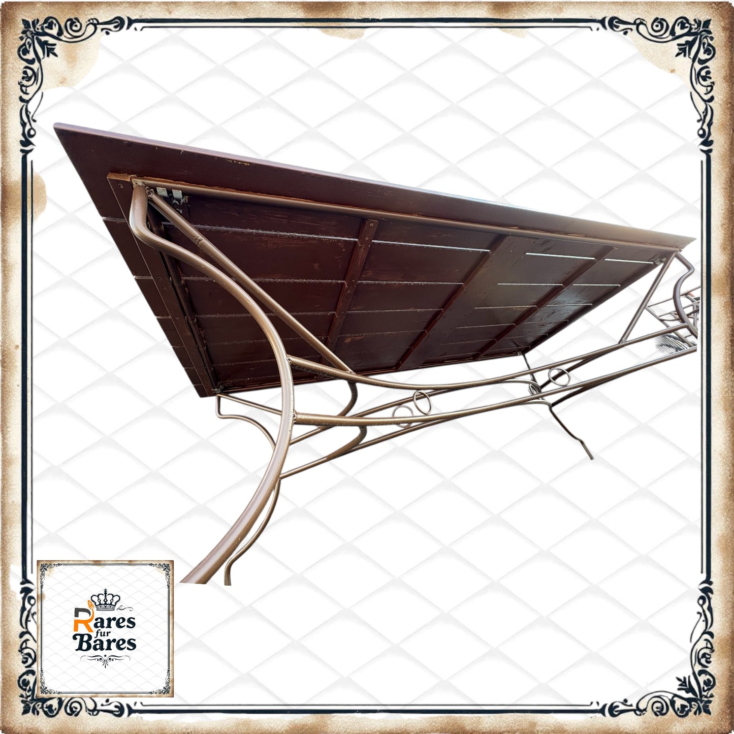 Gartentisch "Mediterran II", Metall, 205x100x74cm - RETOUREN ROYAL