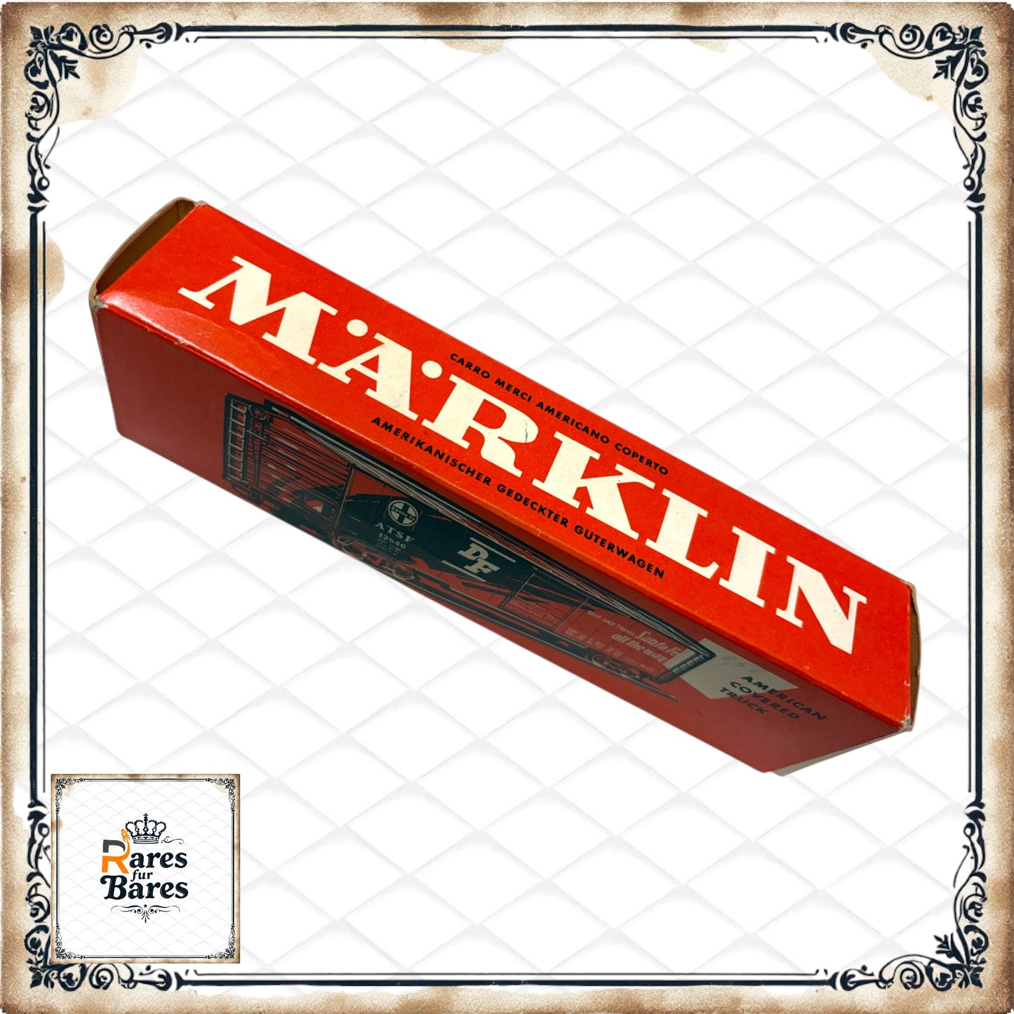 Märklin 4572 American Covered Truck H0 Güterwagen Western Germany Originalverpackung