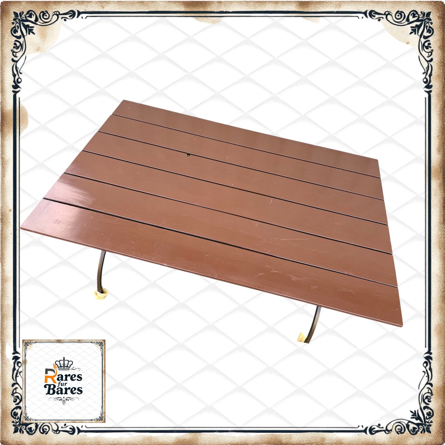 Gartentisch "Mediterran", Eisen, 142x85x80cm - RETOUREN ROYAL