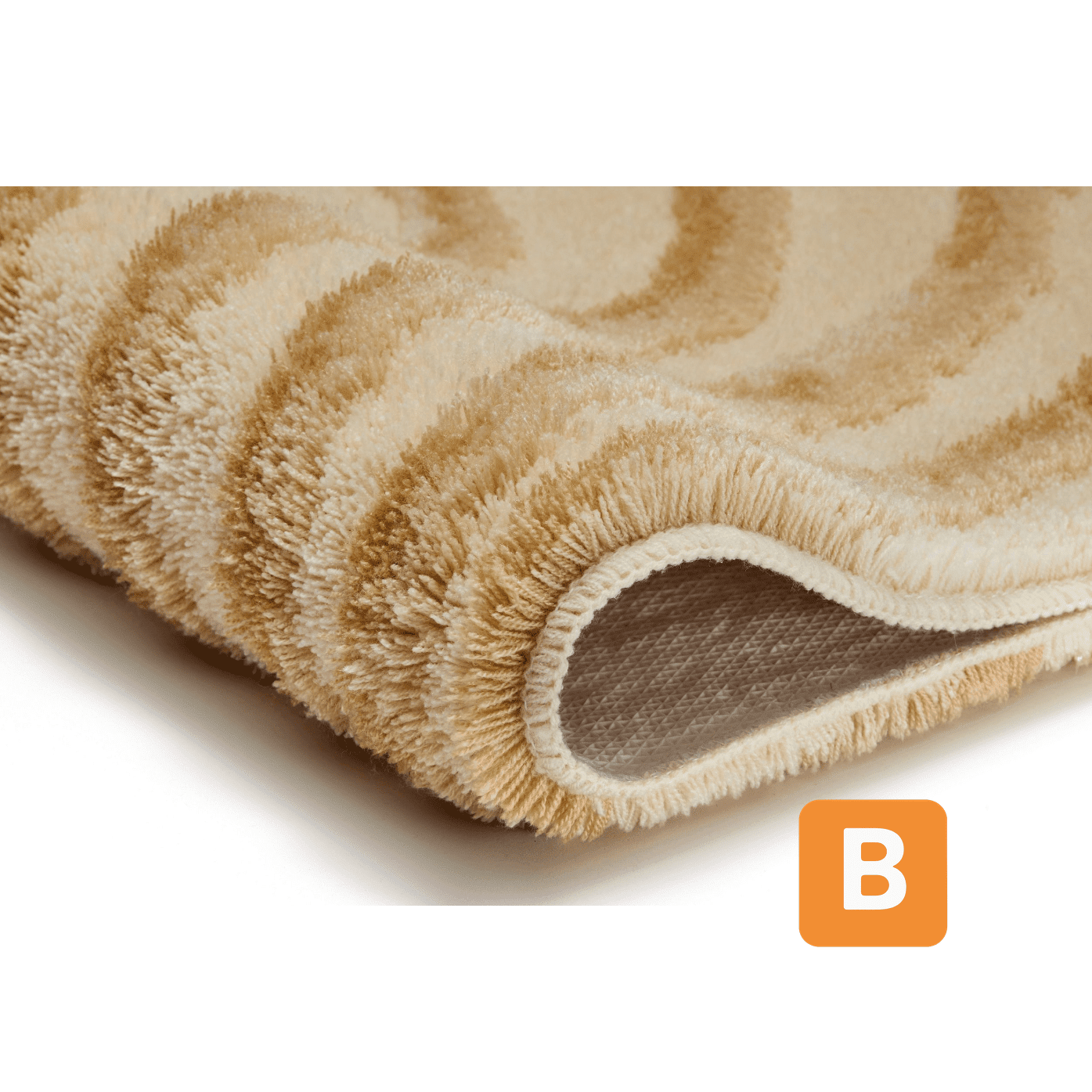 Badematte "Terrace" in sandbeige, Maße: 60x100 cm - KLEINE WOLKE KLEINE WOLKE