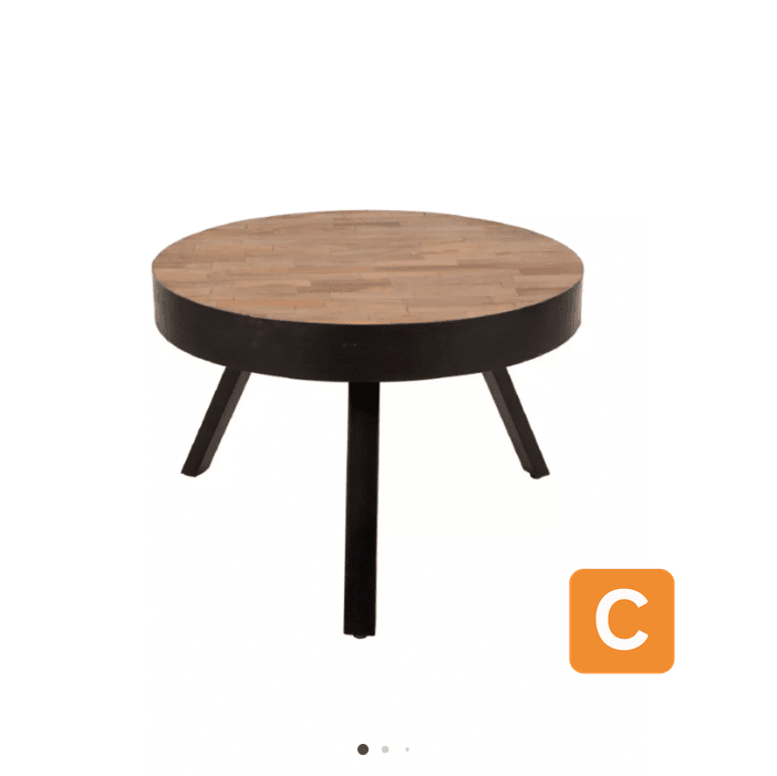 Beistelltisch "Suri", aus Teakholz - DAHEIM DAHEIM