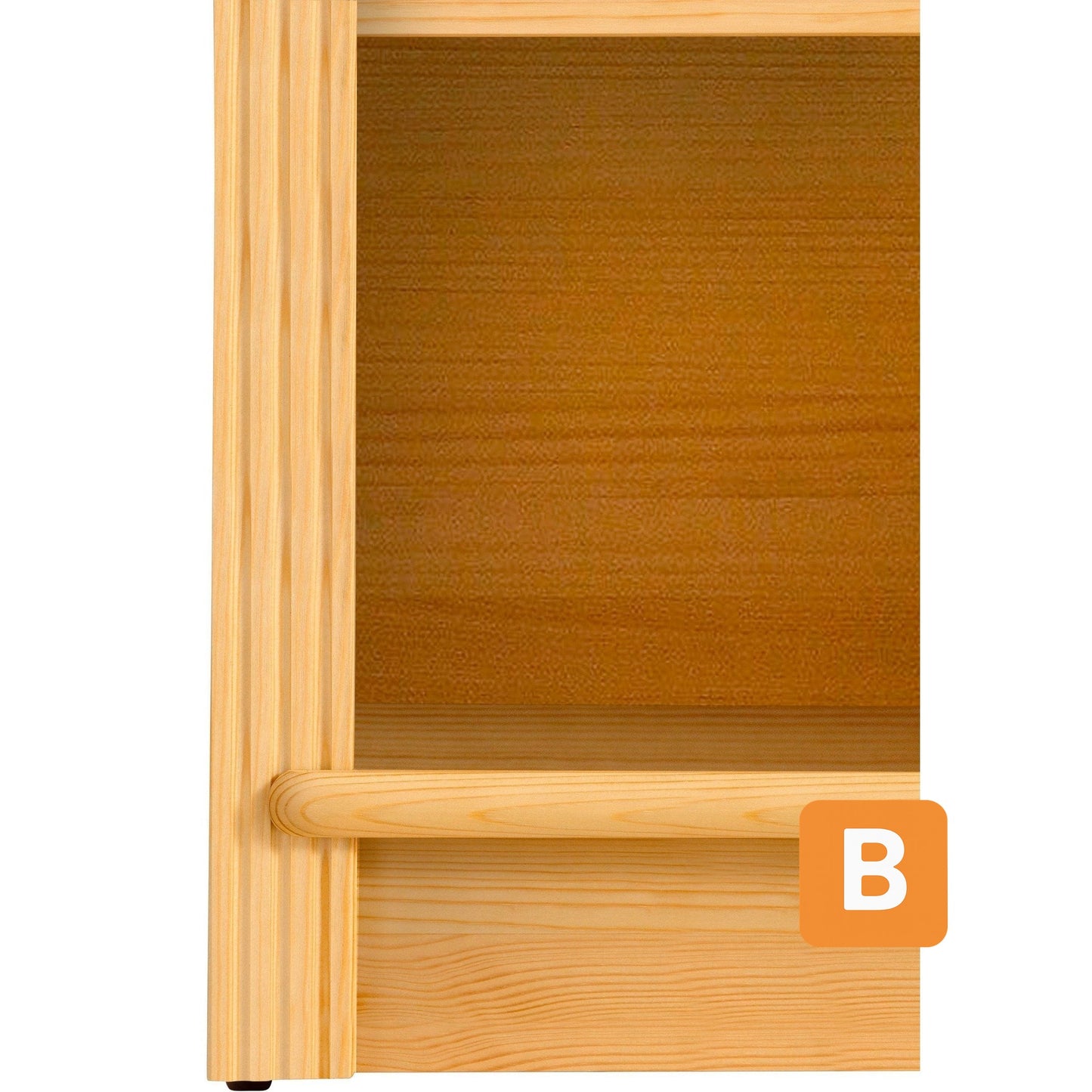 Bücherregal "Soeren", Kiefer von HOME AFFAIRE HOME AFFAIRE