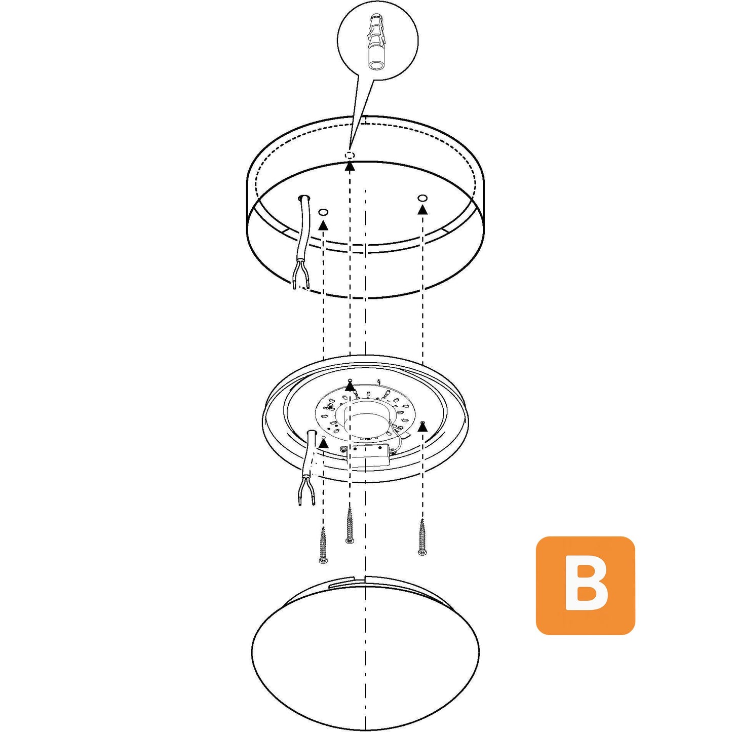 Deckenleuchte PASTERI EGLO