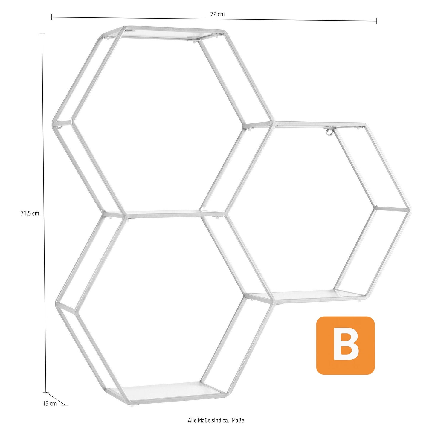 Deko-Wandregal Lenia Leonique