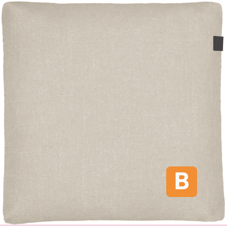 Dekokissen "Solo", sand, Maße: 38x38 cm - SCHÖNER WOHNEN SCHÖNER WOHNEN