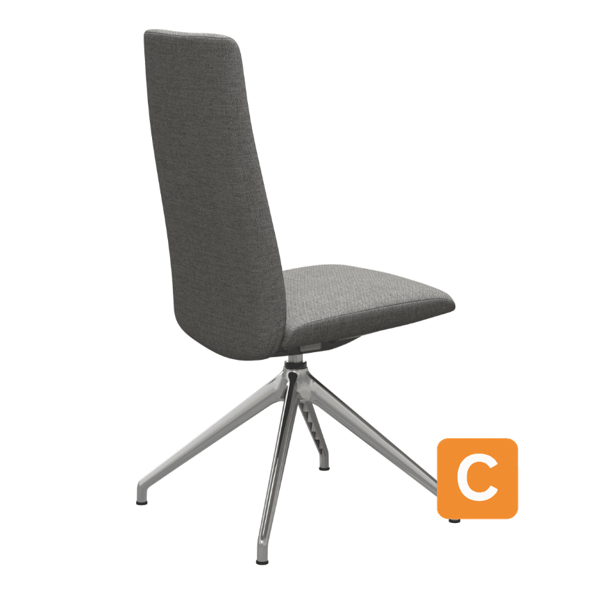 Esszimmerstuhl "Laurel", daisy-grey, hohe Rückenlehne - STRESSLESS Ekornes Möbelvertriebs GmbH