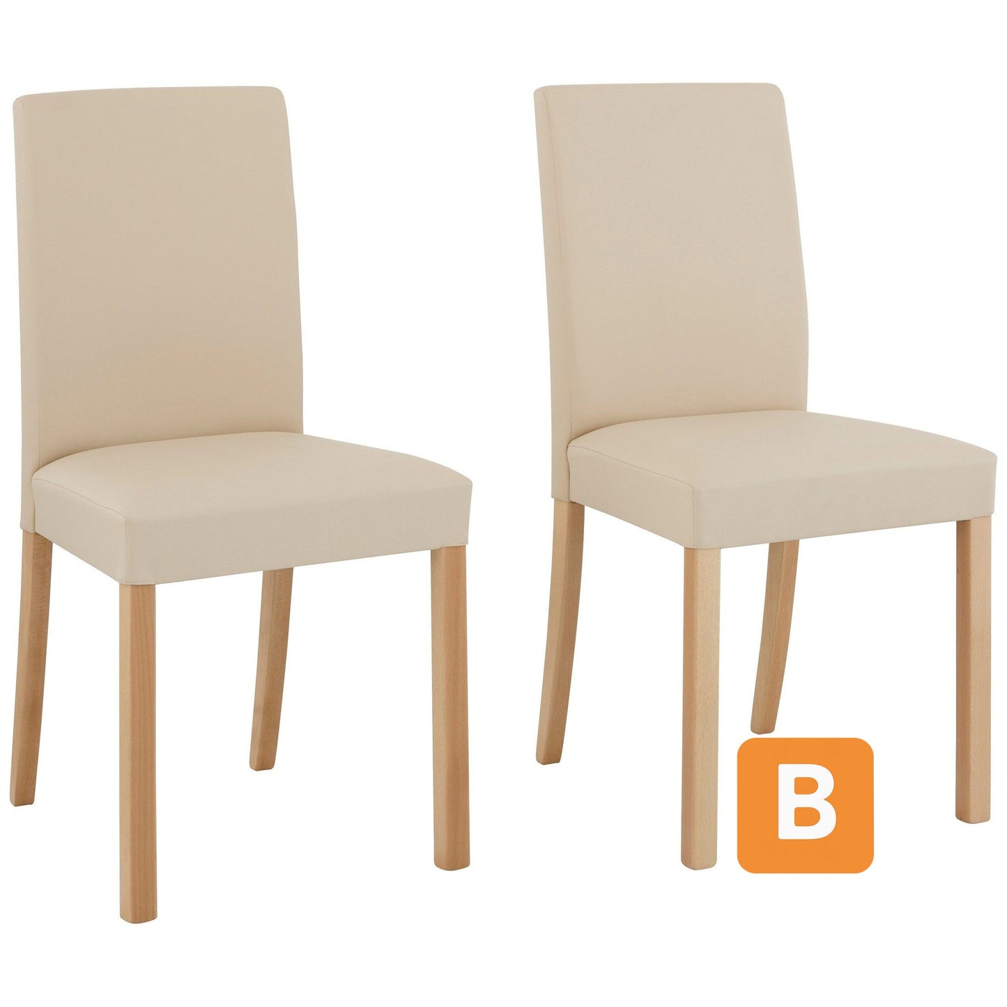 Esszimmerstuhl "Nina", beige, 4er Set - HOME AFFAIRE HOME AFFAIRE