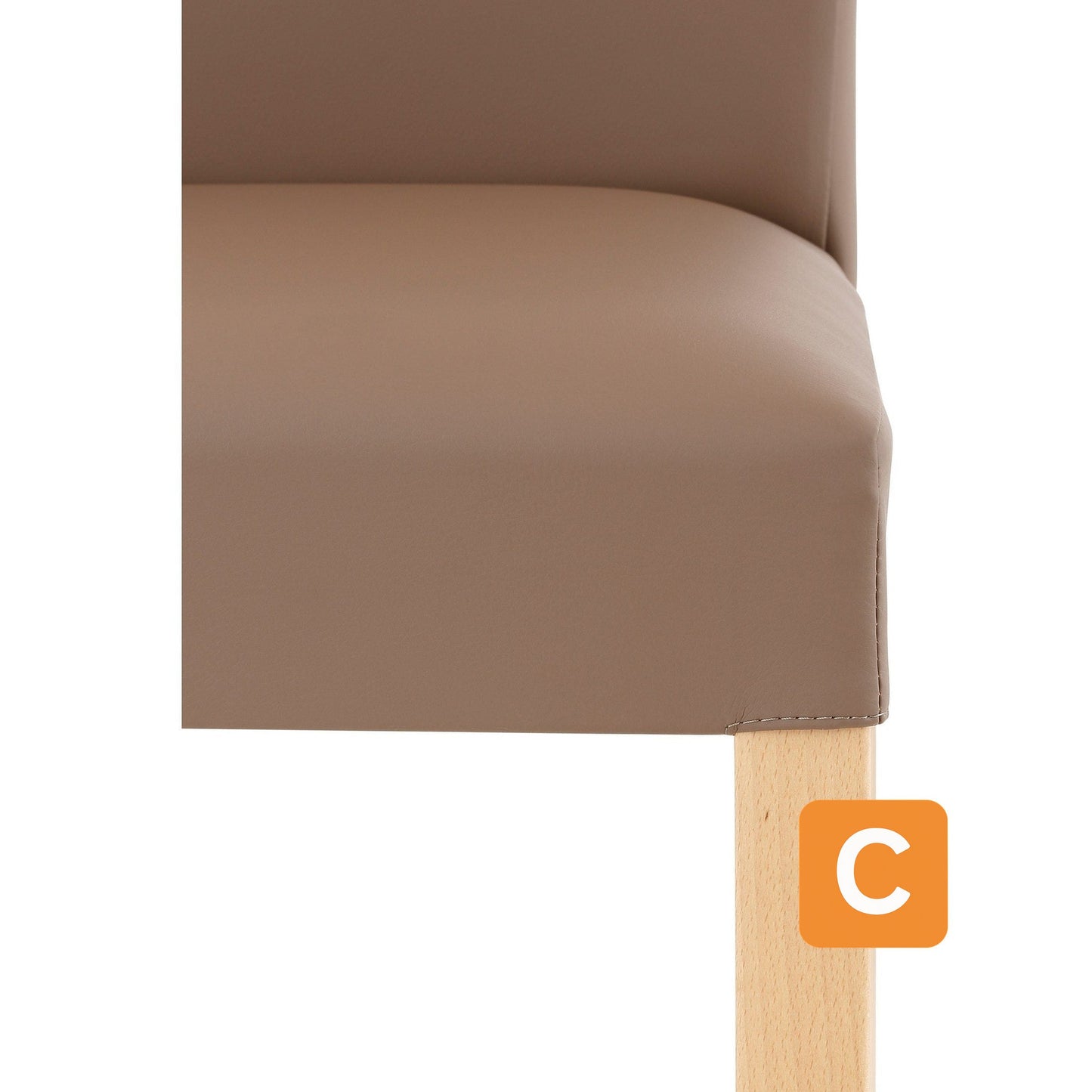 Esszimmerstuhl "Nina", taupe, 4er Set - HOME AFFAIRE HOME AFFAIRE