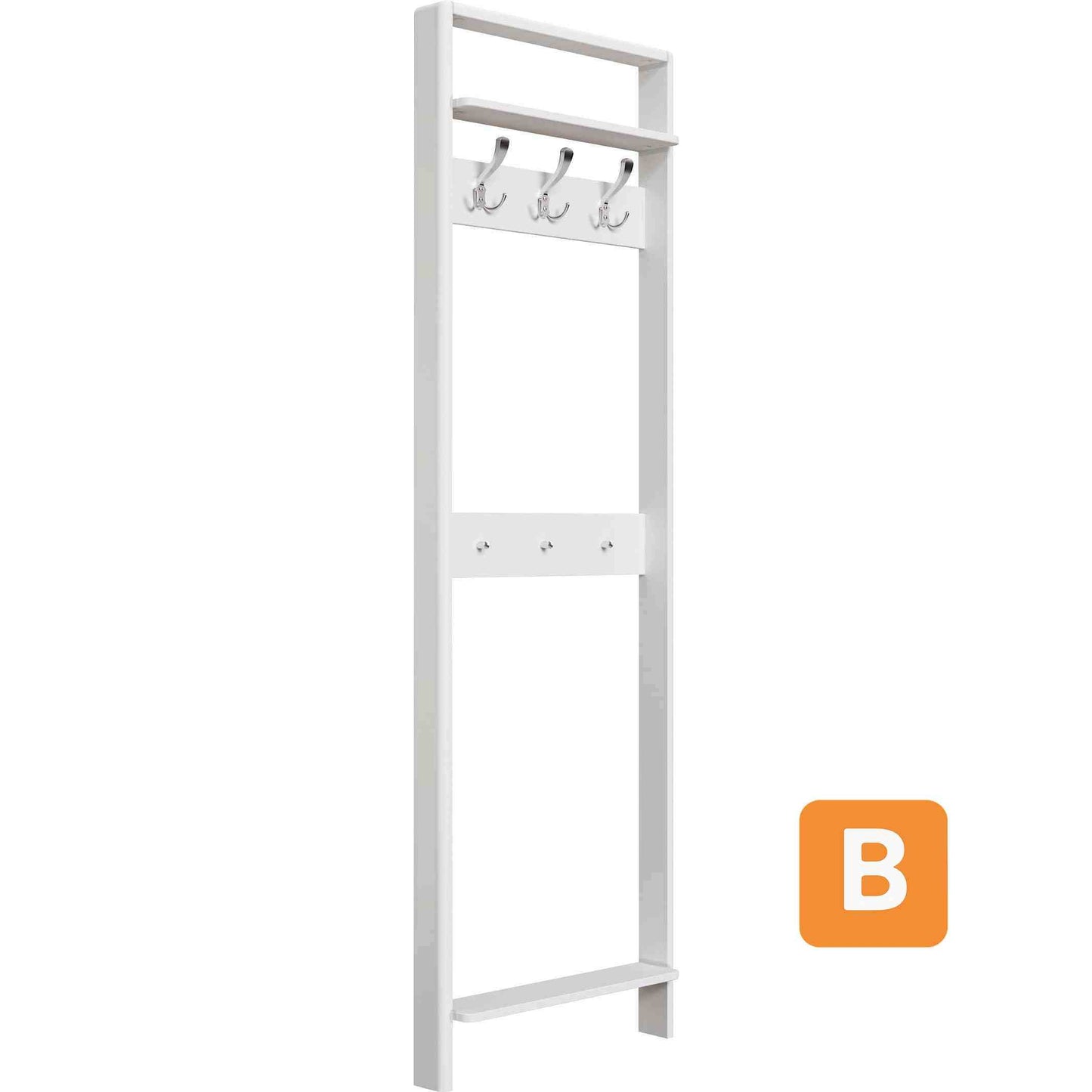 Garderobenpaneel "Luven", Massivholz - HOME AFFAIRE HOME AFFAIRE