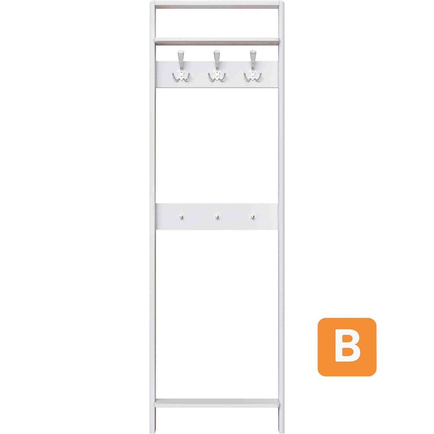 Garderobenpaneel "Luven", Massivholz - HOME AFFAIRE HOME AFFAIRE