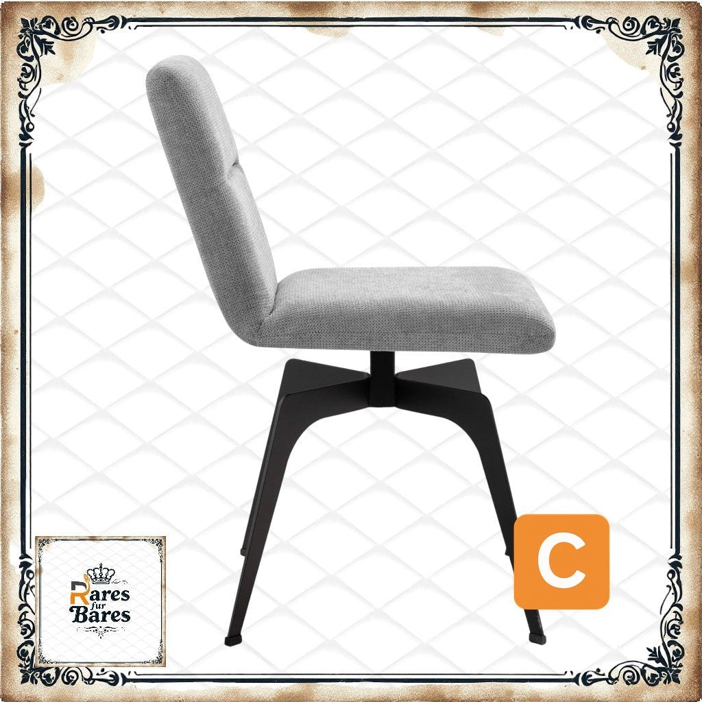 Polsterstuhl "Erin", hellgrau - HOME AFFAIRE HOME AFFAIRE