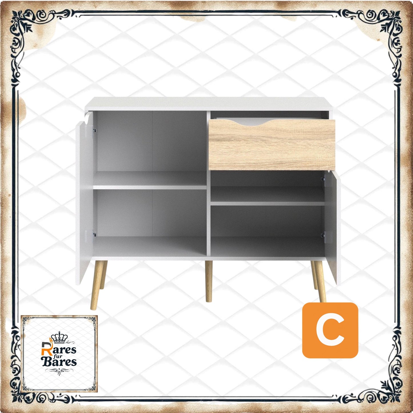 Sideboard "Oslo", Schubladenschrank - HOME AFFAIRE