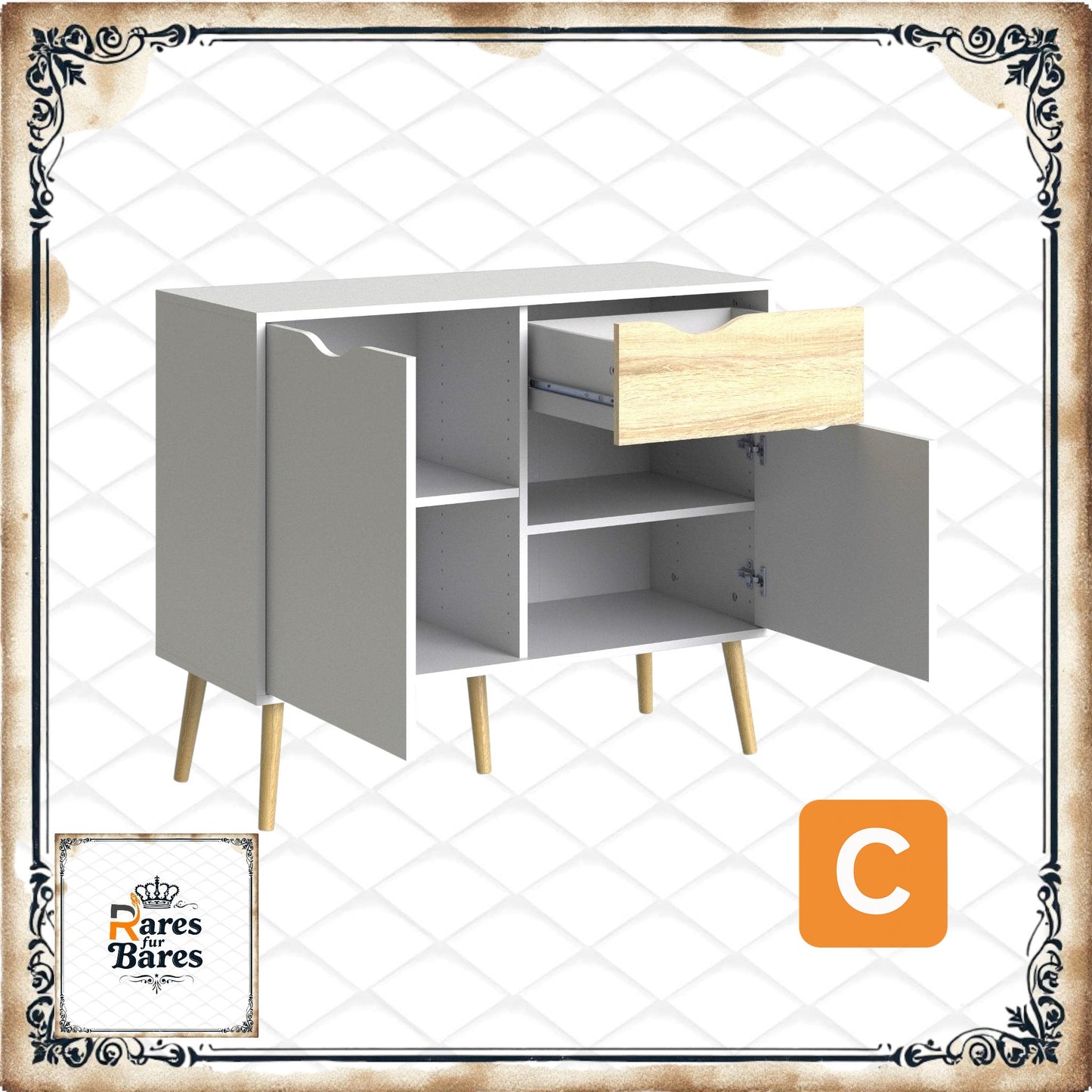 Sideboard "Oslo", Schubladenschrank - HOME AFFAIRE