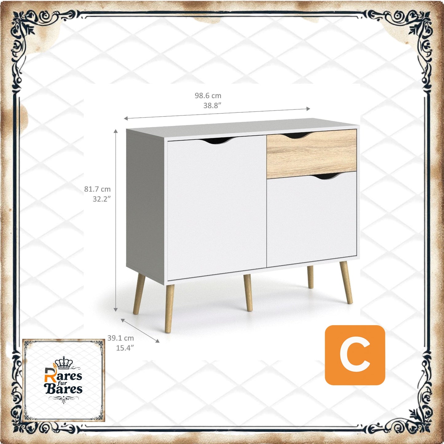 Sideboard "Oslo", Schubladenschrank - HOME AFFAIRE