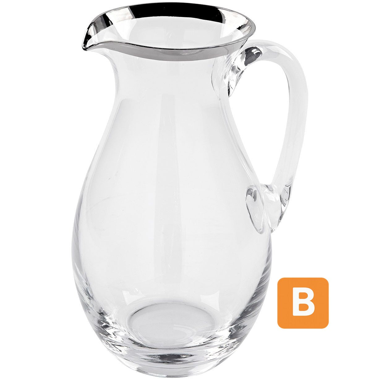 Karaffe "PLATINUM", Glaskrug, Höhe ca. 25 cm - FINK Fink GmbH & Co. KG