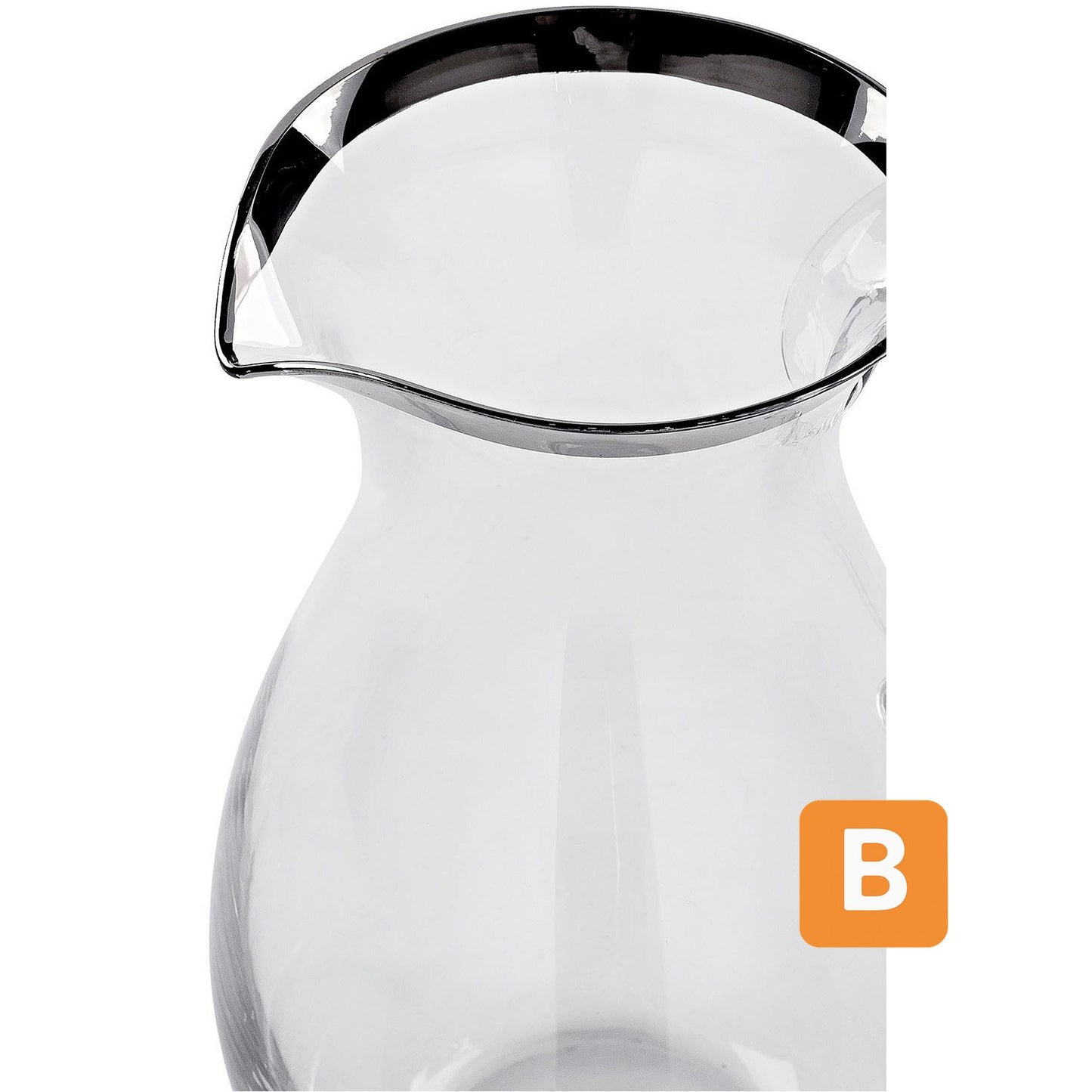 Karaffe "PLATINUM", Glaskrug, Höhe ca. 25 cm - FINK Fink GmbH & Co. KG