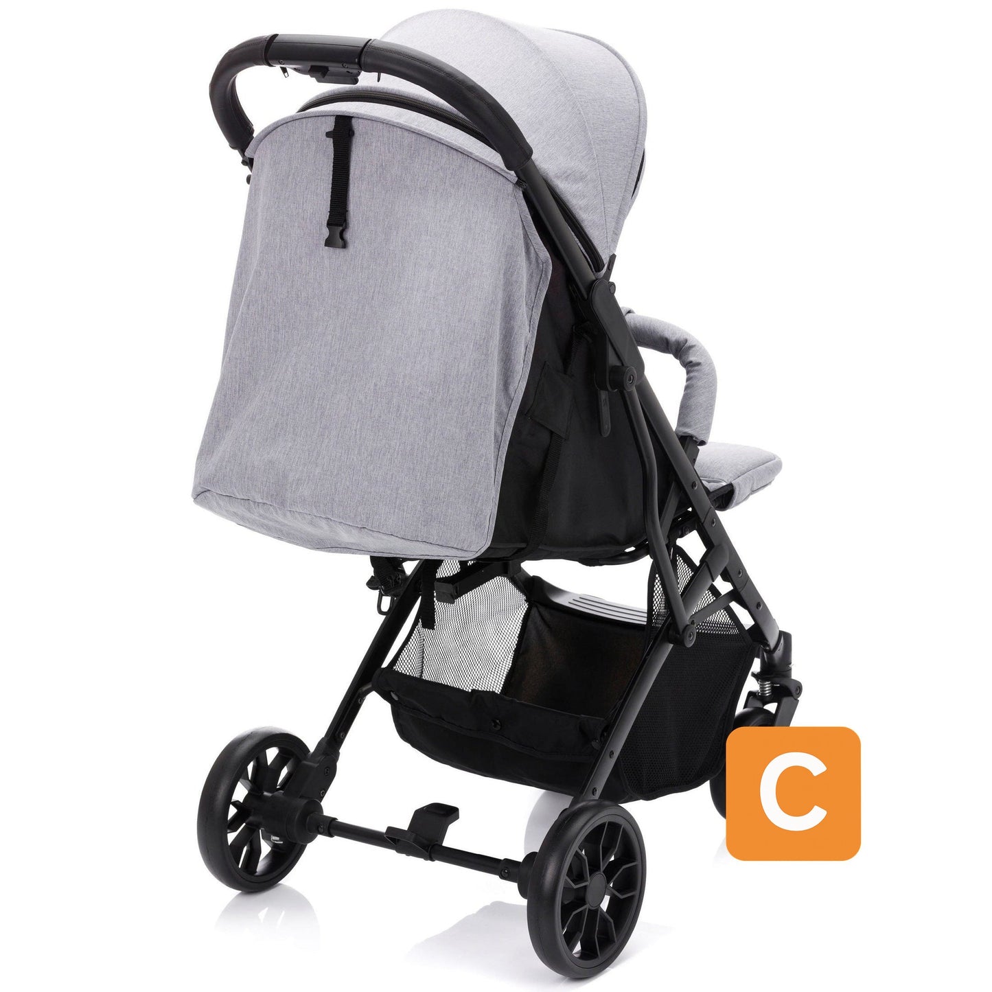 Kinder-Buggy "Styler Elite", hellgrau melange - FILLIKID Fillikid