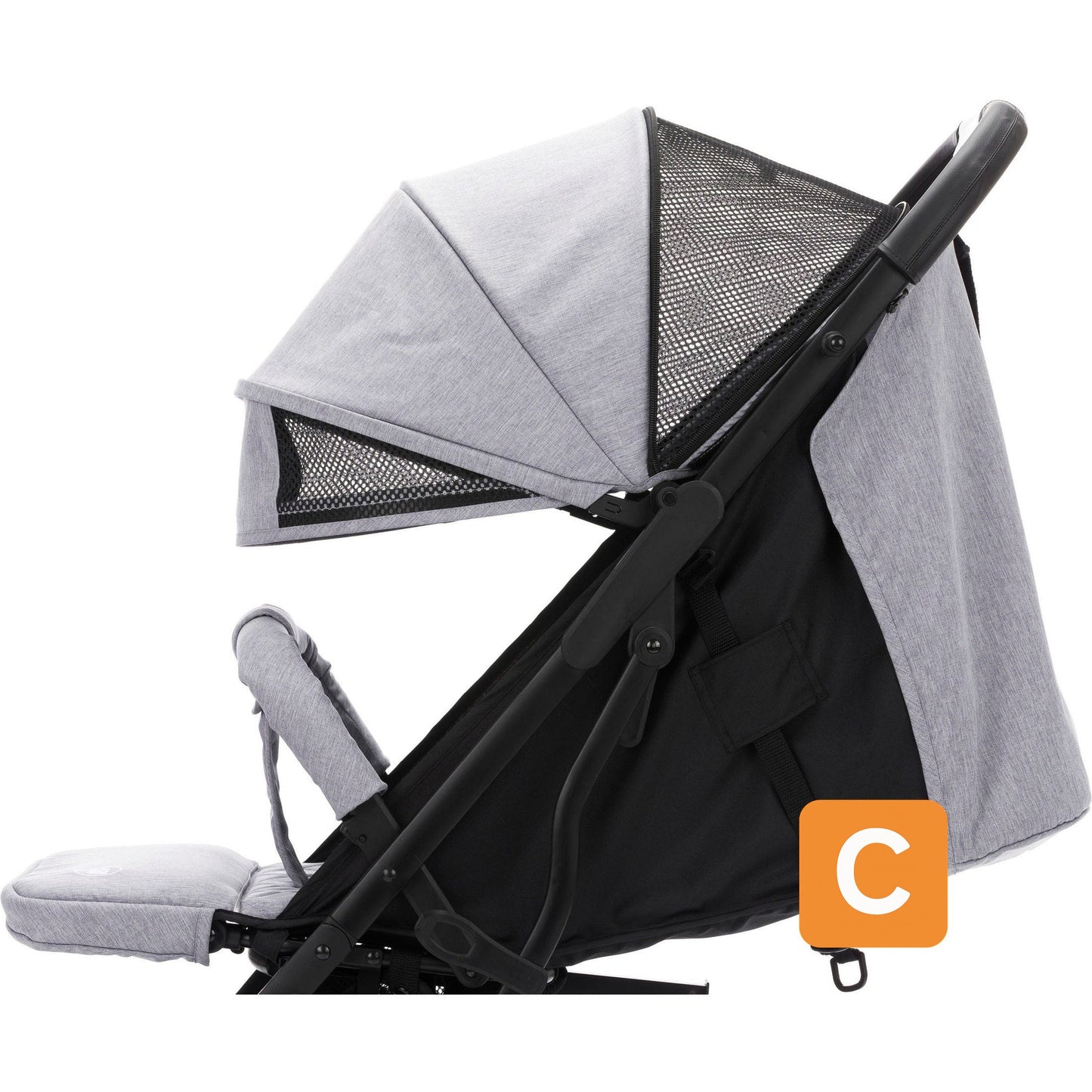 Kinder-Buggy "Styler Elite", hellgrau melange - FILLIKID Fillikid