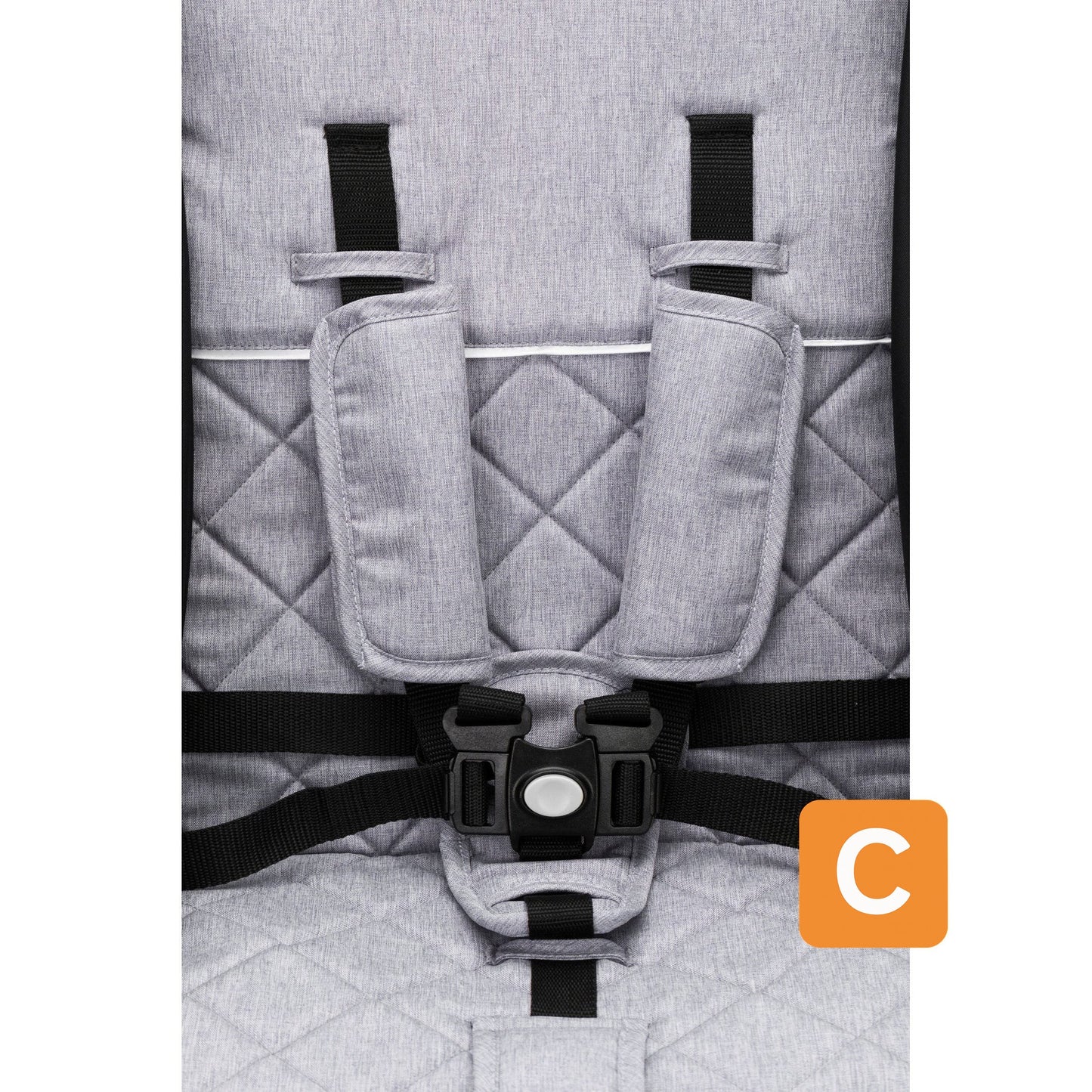 Kinder-Buggy "Styler Elite", hellgrau melange - FILLIKID Fillikid