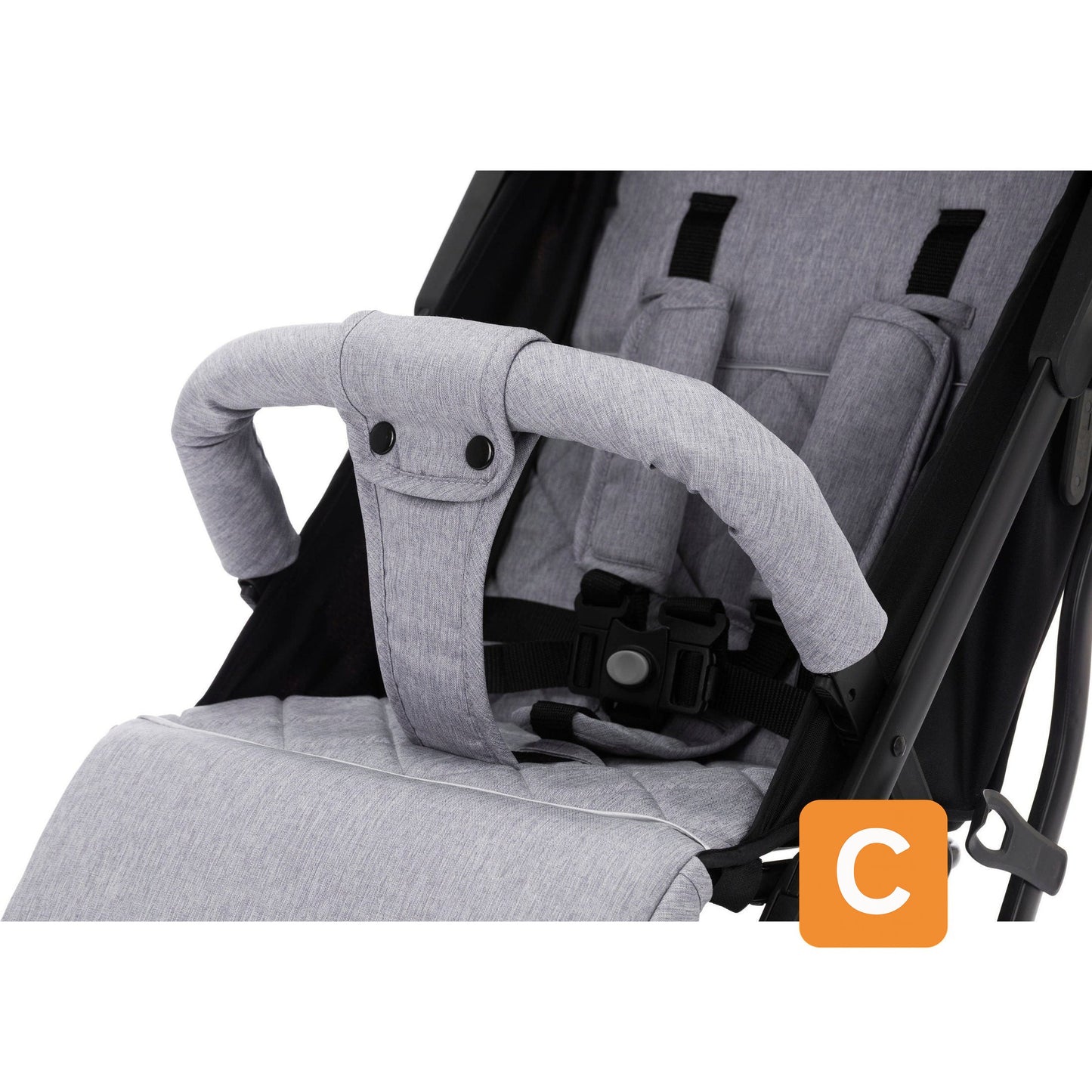 Kinder-Buggy "Styler Elite", hellgrau melange - FILLIKID Fillikid