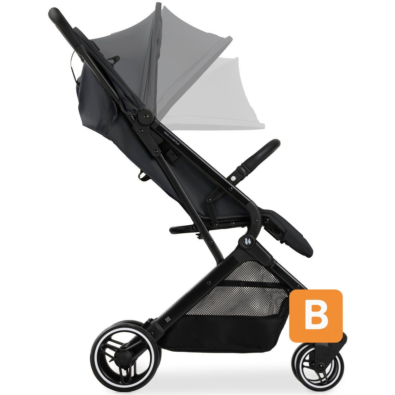 Kinder-Buggy "Travel N Care Plus", black - HAUCK Hauck