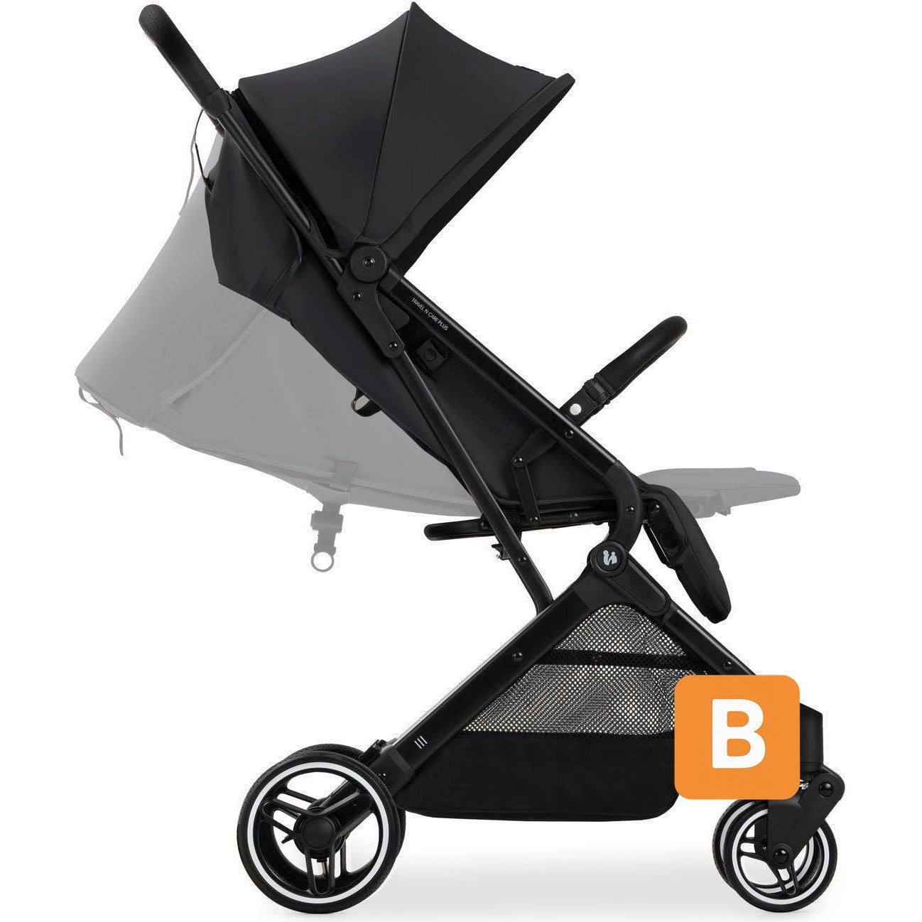 Kinder-Buggy "Travel N Care Plus", black - HAUCK Hauck