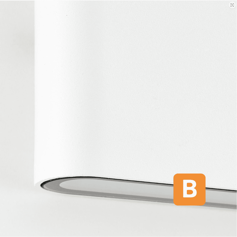 LED Außen-Wandleuchte "Welbie", weiss von BRILLIANT Brilliant