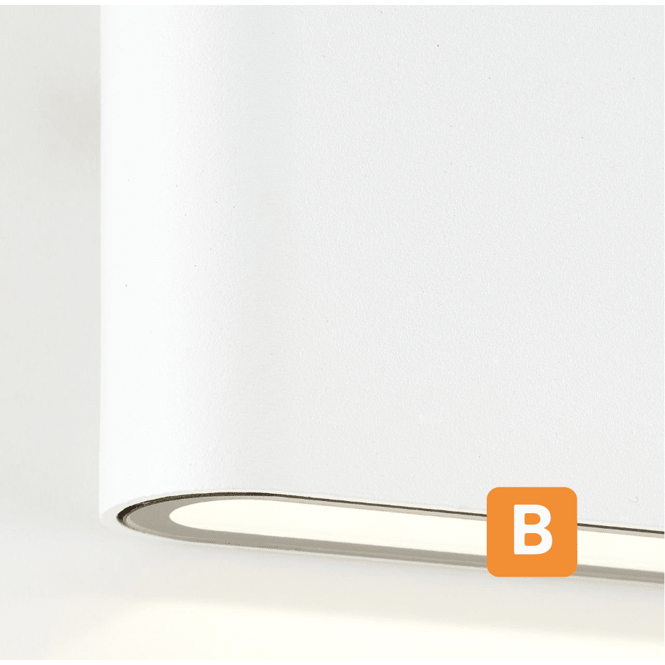 LED Außen-Wandleuchte "Welbie", weiss von BRILLIANT Brilliant