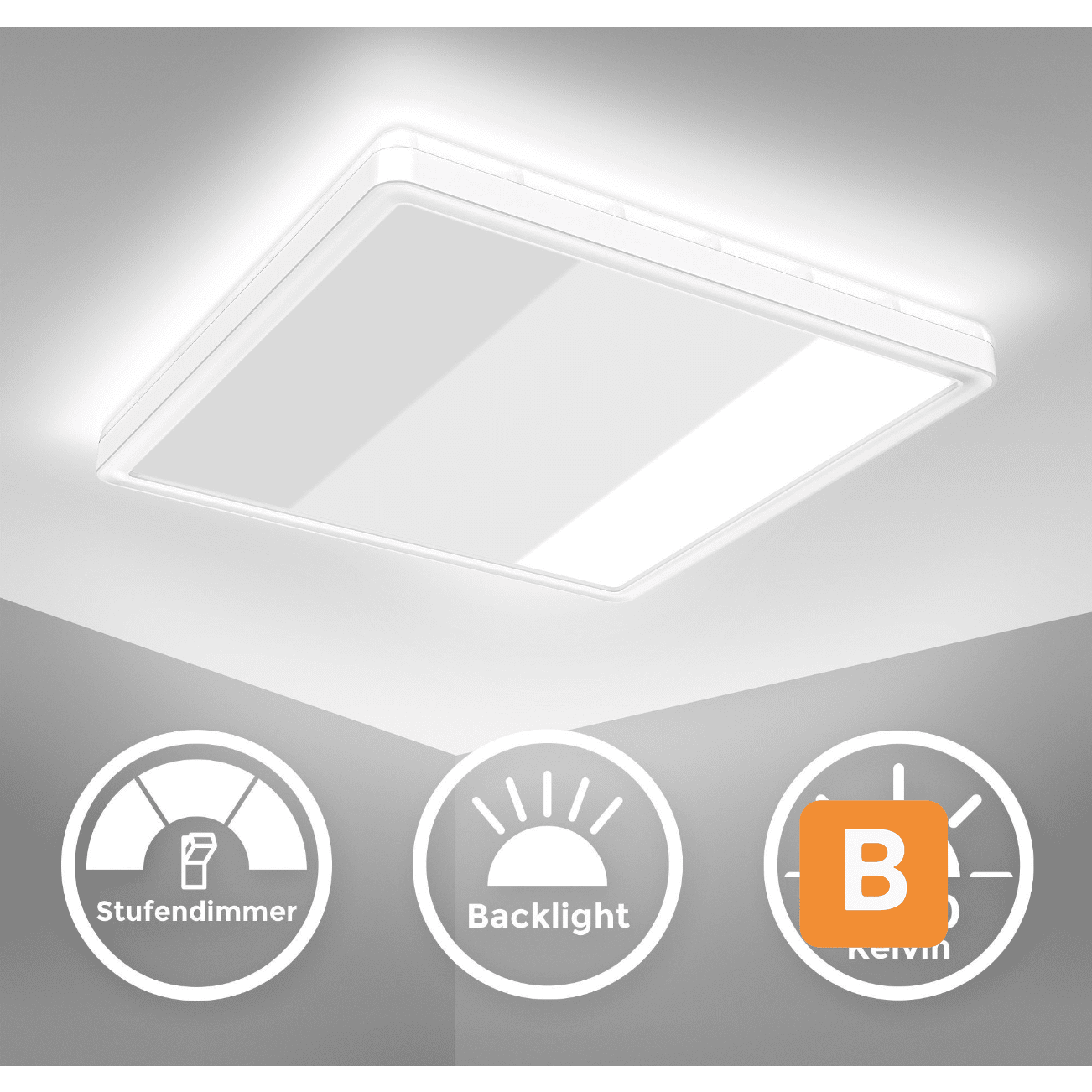 LED Deckenleuchte B.K.Licht