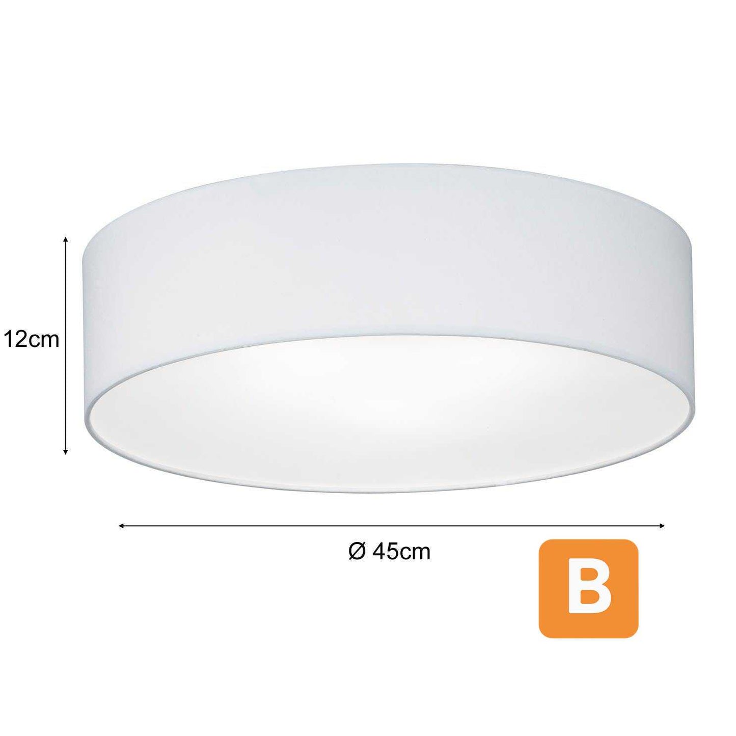 LED Deckenleuchte „Maat", Maße: 12x45 cm - FISCHER & HONSEL FISCHER & HONSEL