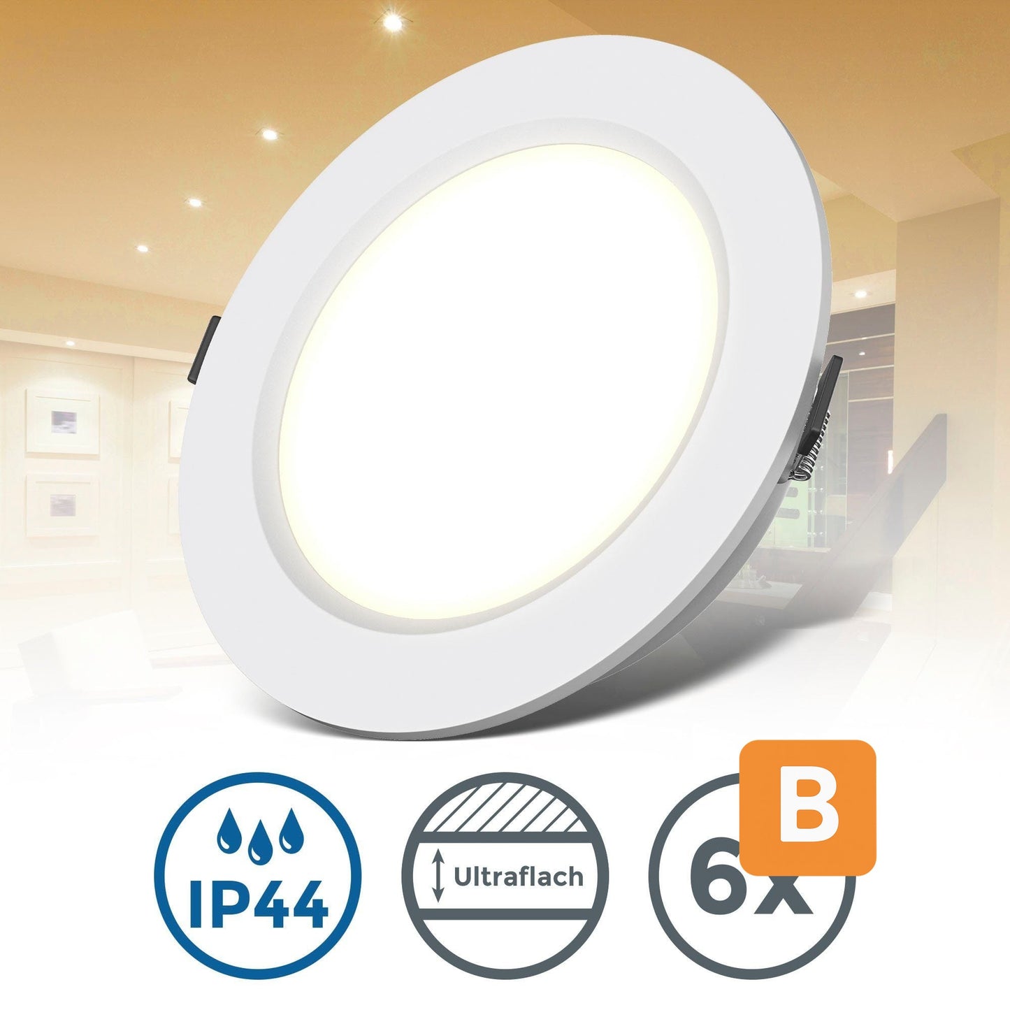 LED Einbauleuchte B.K.Licht