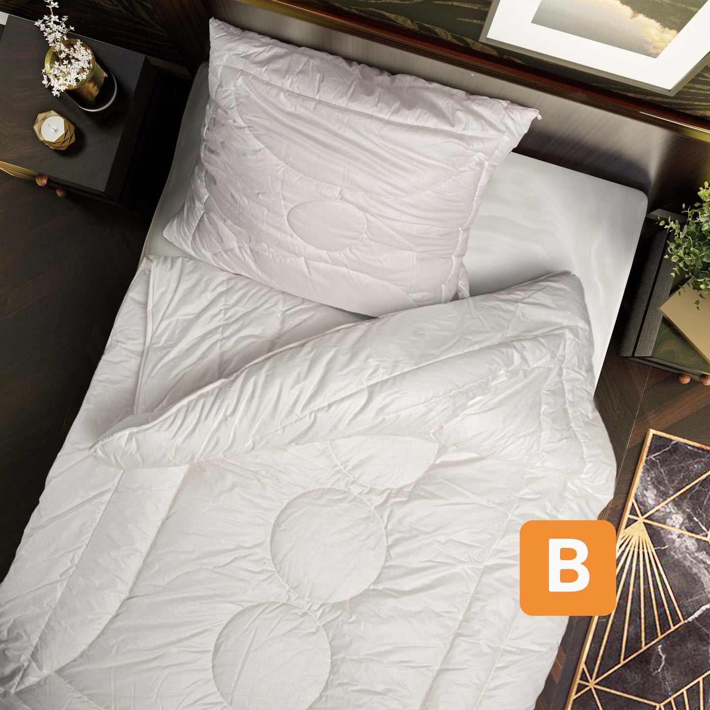 Microfaserbettdecke Magicline, Bettdecken für Sommer und Winter, 135x200cm John Cotton