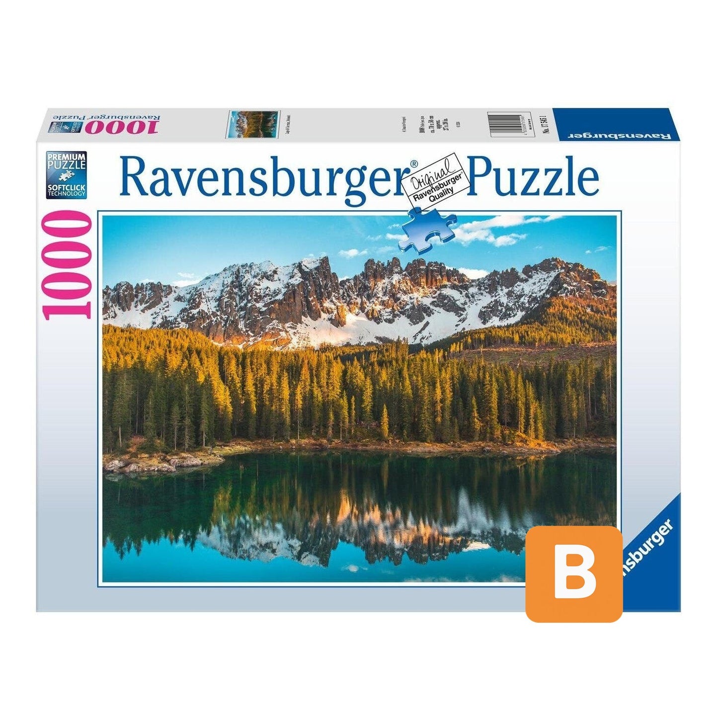 Puzzle "Karersee", 1000 Teile - RAVENSBURGER 17545 Ravensburger Verlag GmbH