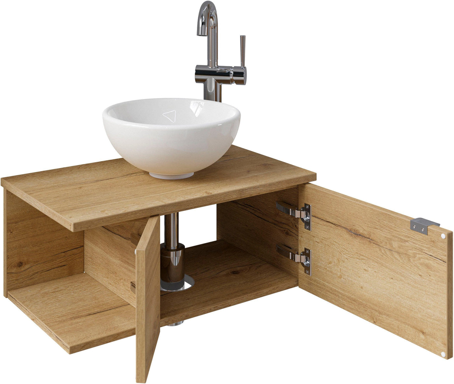 Washbasin series 6915 wash bowl with base cabinet for guest bathroom