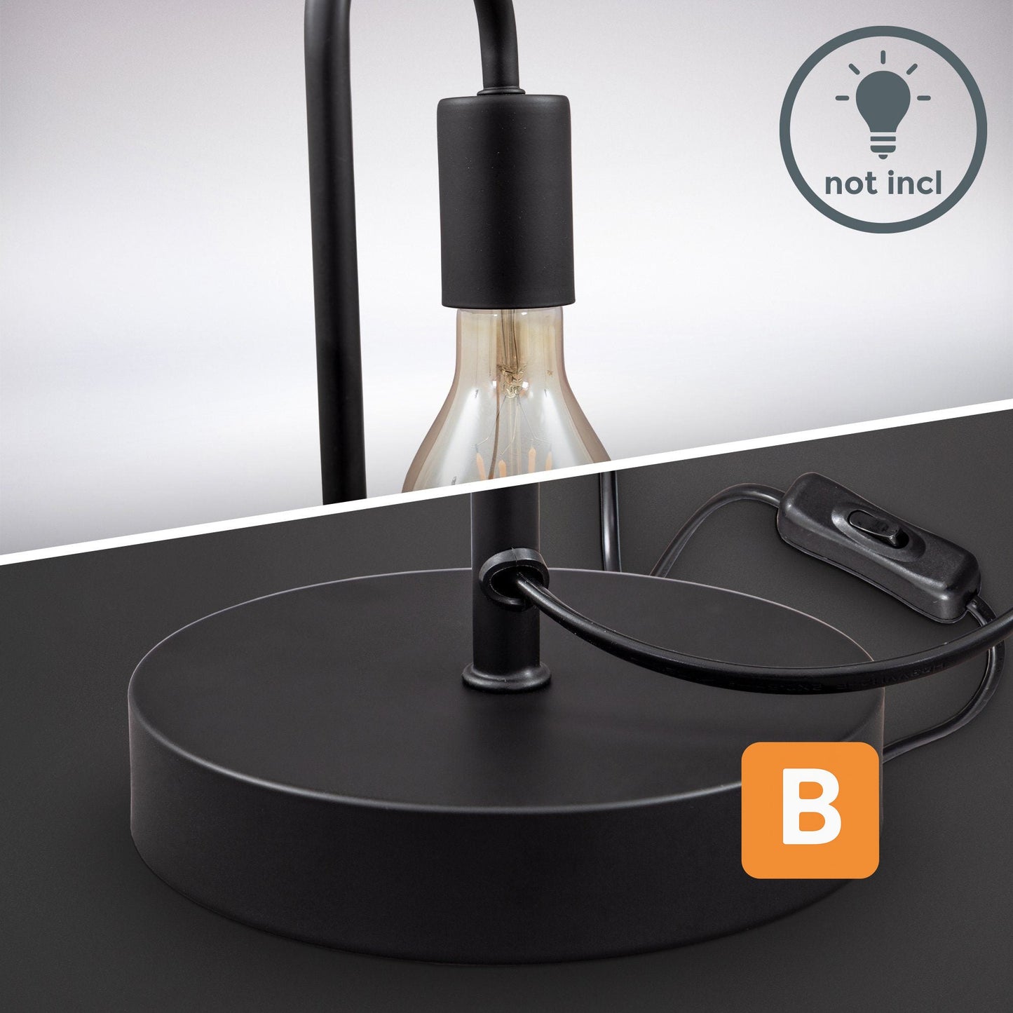 Retro Tischlampe B.K.Licht