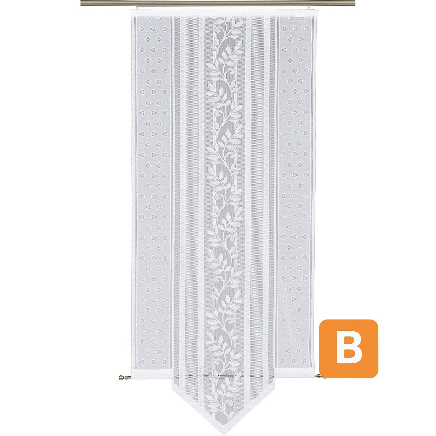 Schiebegardine "Flora-Spitz", Größe: 180x60 cm - VHG VHG