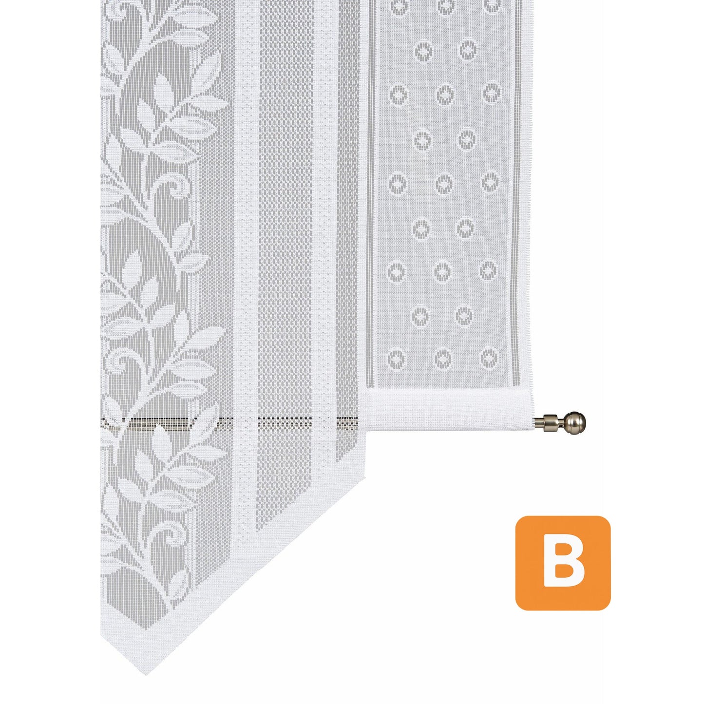 Schiebegardine "Flora-Spitz", Größe: 180x60 cm - VHG VHG