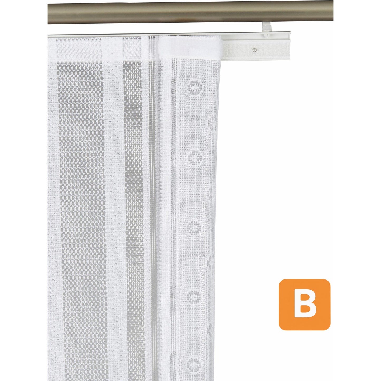 Schiebegardine "Flora-Spitz", Größe: 180x60 cm - VHG VHG