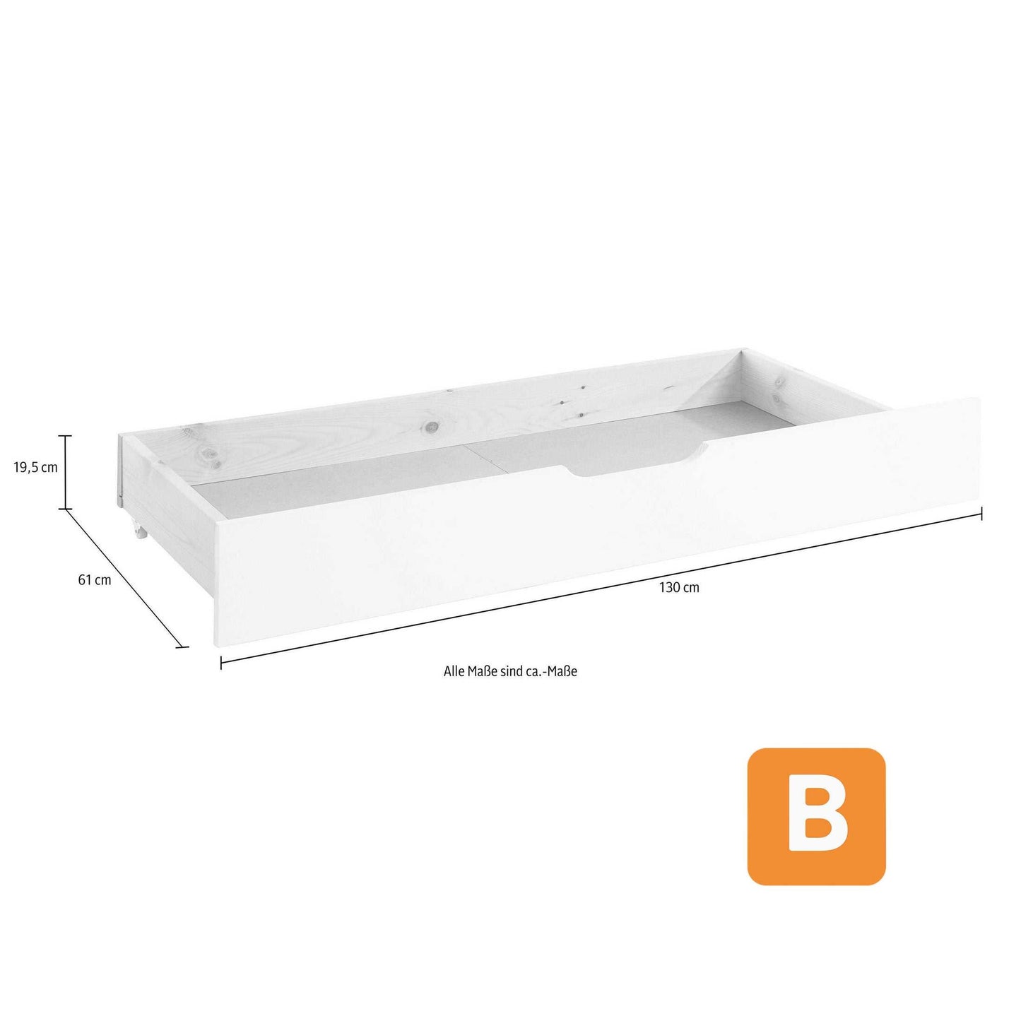 Schubkasten "LOTTE" passend zum Kinderbett - LÜTTENHÜTT LÜTTENHÜTT
