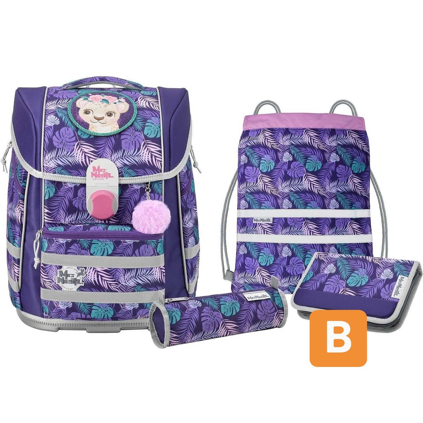 Schulranzen-Set Biggy "DSCHUNGEL", 5tlg. - McNeill McNeill