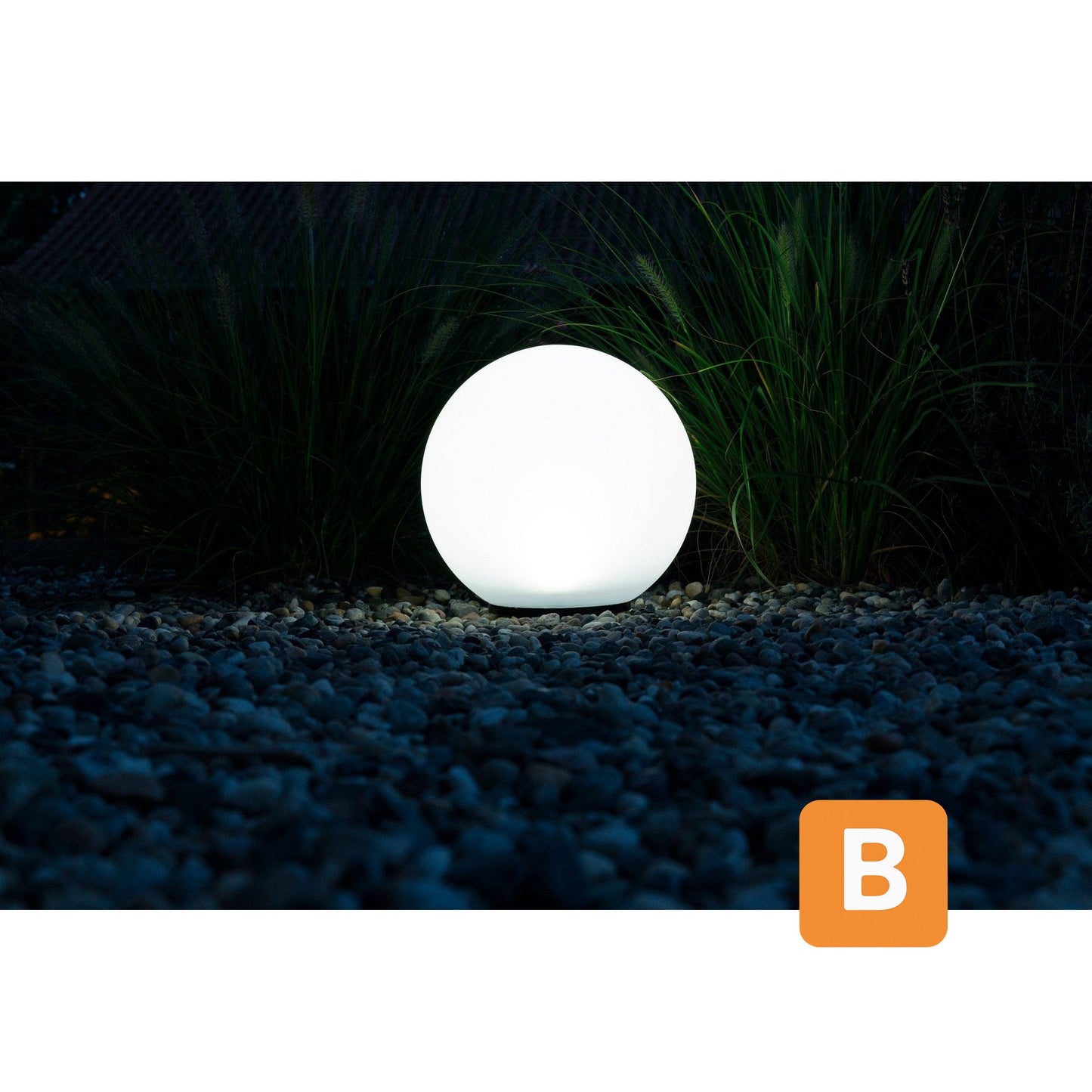Solar-LED-Gartenkugel "Boule", Höhe: 25 cm - HEITRONIC HEITRONIC