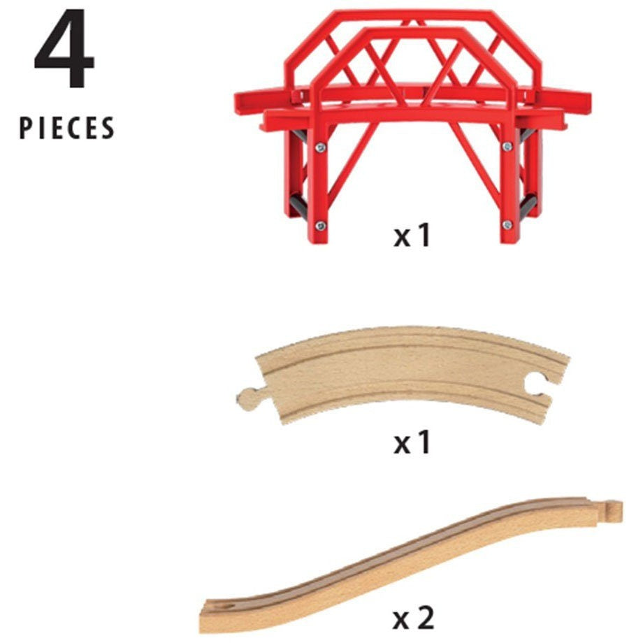 Spielzeugeisenbahn "Bahnbrücke mit Auffahrt" - BRIO® WORLD Ravensburger Verlag GmbH