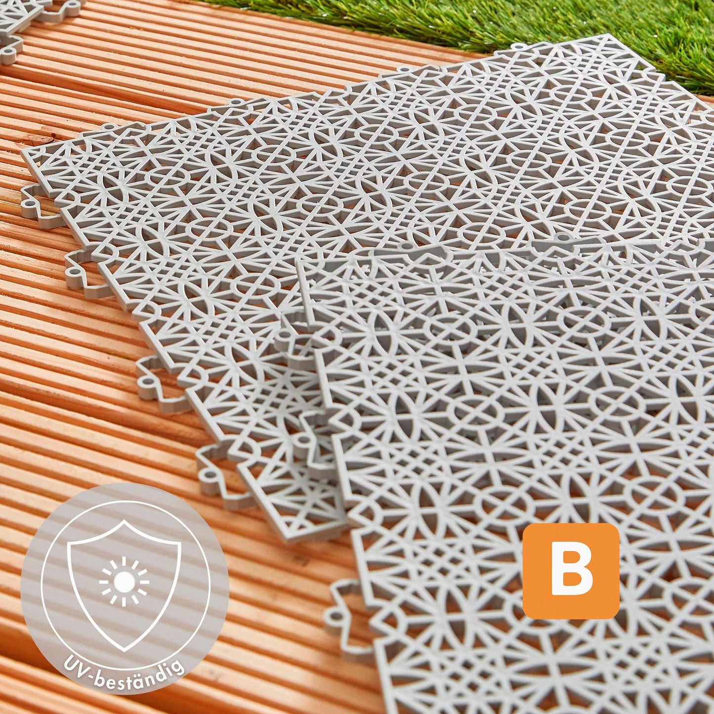 Terrassenfliesen "Terra Sol" 7St. , Maße: 38x38 cm - ANDIAMO Andiamo