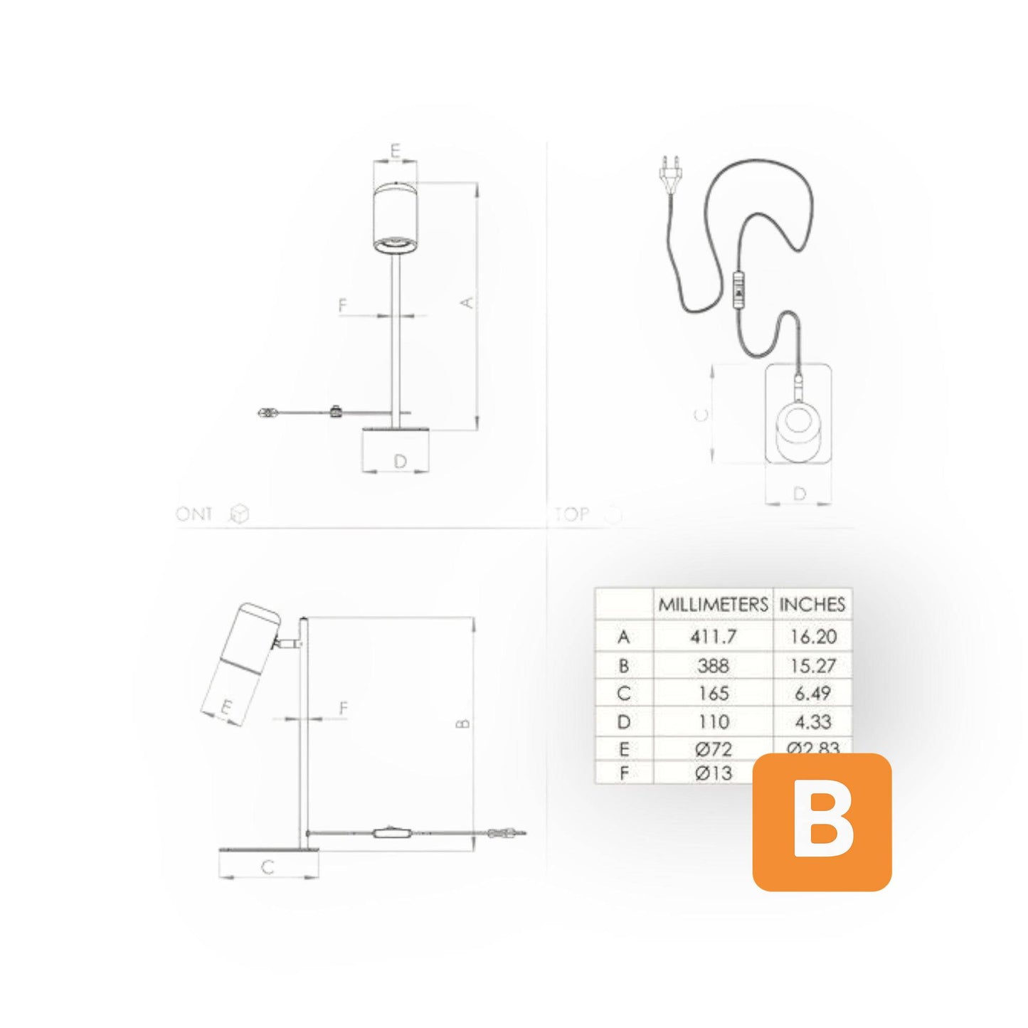 Tischleuchte CEPPINO EGLO