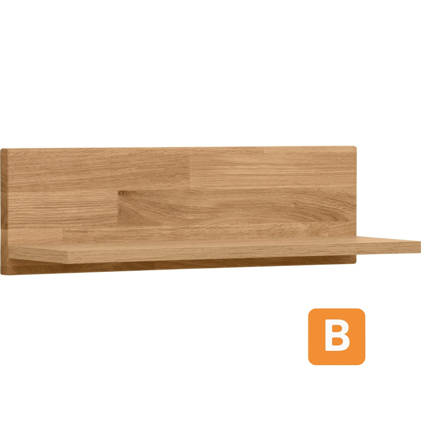 Wandregal "Nilsson", Eiche massiv, Breite 55 cm - HOME AFFAIRE HOME AFFAIRE