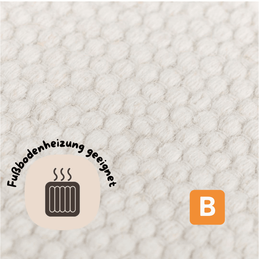 Wollteppich "Woolscape", Maße: 200x200cm - andas andas